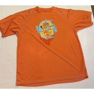 Champion Disneyland 1/2 Marathon 2013 Run Disney T-Shirt Size L Orange​​